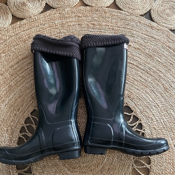 HUNTER TALL BLACK BOOTS - Picture 5 of 6